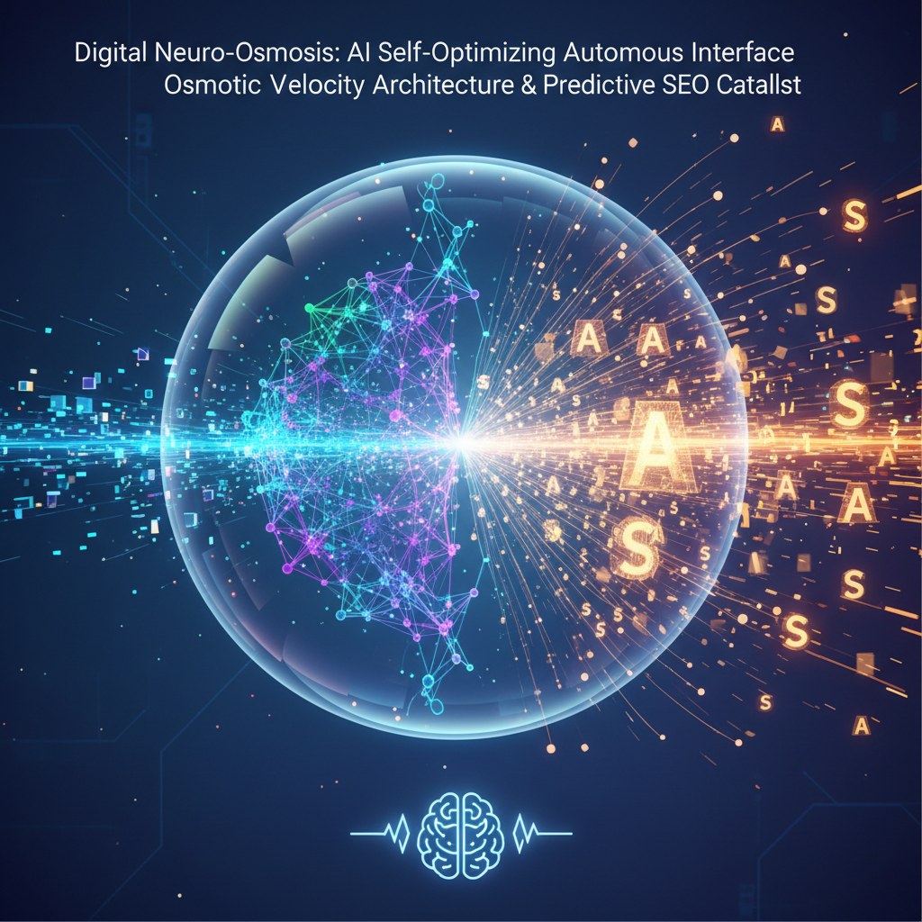 Dijital Nöro-Osmos: AI ile Kendi Kendini Optimize Eden Otonom Arayüz Osmotik Hız Mimarisi ve Prediktif SEO Katalizörü